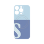 プレミアムパネル with MagSafe［ オリジナル - initial two tone - S blue ］