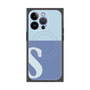 プレミアムパネル with MagSafe［ オリジナル - initial two tone - S blue ］