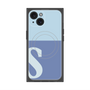 プレミアムパネル with MagSafe［ オリジナル - initial two tone - S blue ］