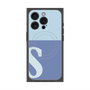プレミアムパネル with MagSafe［ オリジナル - initial two tone - S blue ］