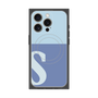 プレミアムパネル with MagSafe［ オリジナル - initial two tone - S blue ］