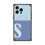 プレミアムパネル with MagSafe［ オリジナル - initial two tone - S blue ］
