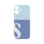 プレミアムパネル with MagSafe［ オリジナル - initial two tone - S blue ］