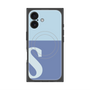 プレミアムパネル with MagSafe［ オリジナル - initial two tone - S blue ］