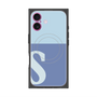 プレミアムパネル with MagSafe［ オリジナル - initial two tone - S blue ］