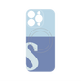 プレミアムパネル with MagSafe［ オリジナル - initial two tone - S blue ］