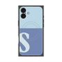 プレミアムパネル with MagSafe［ オリジナル - initial two tone - S blue ］