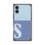 プレミアムパネル with MagSafe［ オリジナル - initial two tone - S blue ］
