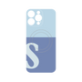 プレミアムパネル with MagSafe［ オリジナル - initial two tone - S blue ］