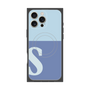 プレミアムパネル with MagSafe［ オリジナル - initial two tone - S blue ］