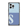 プレミアムパネル with MagSafe［ オリジナル - initial two tone - S blue ］