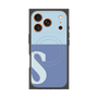プレミアムパネル with MagSafe［ オリジナル - initial two tone - S blue ］