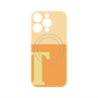 プレミアムパネル with MagSafe［ オリジナル - initial two tone - T orange ］