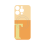 プレミアムパネル with MagSafe［ オリジナル - initial two tone - T orange ］