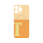 プレミアムパネル with MagSafe［ オリジナル - initial two tone - T orange ］