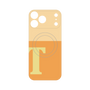 プレミアムパネル with MagSafe［ オリジナル - initial two tone - T orange ］