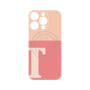プレミアムパネル with MagSafe［ オリジナル - initial two tone - T pink ］