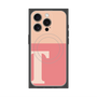 プレミアムパネル with MagSafe［ オリジナル - initial two tone - T pink ］