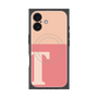 プレミアムパネル with MagSafe［ オリジナル - initial two tone - T pink ］