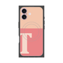 プレミアムパネル with MagSafe［ オリジナル - initial two tone - T pink ］