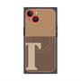プレミアムパネル with MagSafe［ オリジナル - initial two tone - T brown ］