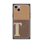 プレミアムパネル with MagSafe［ オリジナル - initial two tone - T brown ］