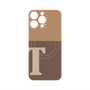 プレミアムパネル with MagSafe［ オリジナル - initial two tone - T brown ］