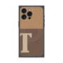 プレミアムパネル with MagSafe［ オリジナル - initial two tone - T brown ］