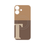 プレミアムパネル with MagSafe［ オリジナル - initial two tone - T brown ］