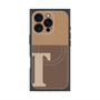 プレミアムパネル with MagSafe［ オリジナル - initial two tone - T brown ］
