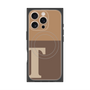 プレミアムパネル with MagSafe［ オリジナル - initial two tone - T brown ］