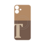 プレミアムパネル with MagSafe［ オリジナル - initial two tone - T brown ］