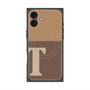 プレミアムパネル with MagSafe［ オリジナル - initial two tone - T brown ］