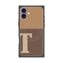プレミアムパネル with MagSafe［ オリジナル - initial two tone - T brown ］