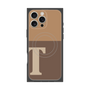 プレミアムパネル with MagSafe［ オリジナル - initial two tone - T brown ］