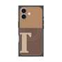 プレミアムパネル with MagSafe［ オリジナル - initial two tone - T brown ］