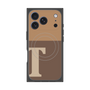 プレミアムパネル with MagSafe［ オリジナル - initial two tone - T brown ］