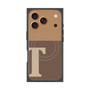 プレミアムパネル with MagSafe［ オリジナル - initial two tone - T brown ］