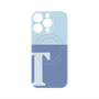 プレミアムパネル with MagSafe［ オリジナル - initial two tone - T blue ］