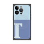 プレミアムパネル with MagSafe［ オリジナル - initial two tone - T blue ］