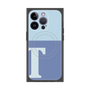 プレミアムパネル with MagSafe［ オリジナル - initial two tone - T blue ］