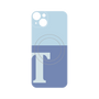 プレミアムパネル with MagSafe［ オリジナル - initial two tone - T blue ］