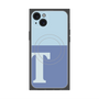 プレミアムパネル with MagSafe［ オリジナル - initial two tone - T blue ］