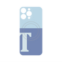 プレミアムパネル with MagSafe［ オリジナル - initial two tone - T blue ］