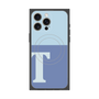 プレミアムパネル with MagSafe［ オリジナル - initial two tone - T blue ］