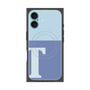 プレミアムパネル with MagSafe［ オリジナル - initial two tone - T blue ］