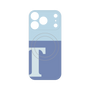プレミアムパネル with MagSafe［ オリジナル - initial two tone - T blue ］