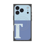 プレミアムパネル with MagSafe［ オリジナル - initial two tone - T blue ］