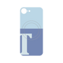 プレミアムパネル with MagSafe［ オリジナル - initial two tone - T blue ］