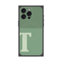 プレミアムパネル with MagSafe［ オリジナル - initial two tone - T green ］